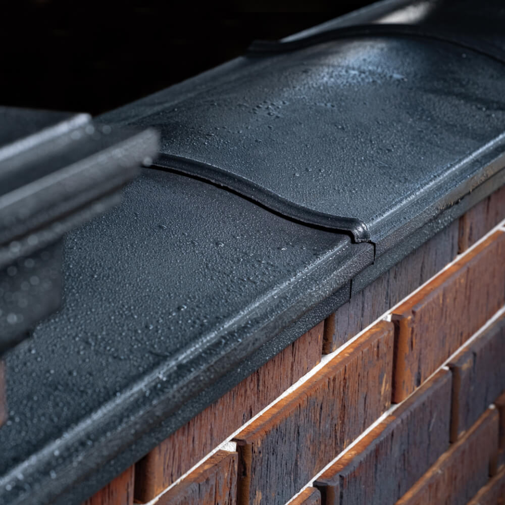 Парапет Zking Монблан Черный посадка на 0.5 кирпича (130мм) в Москве фото