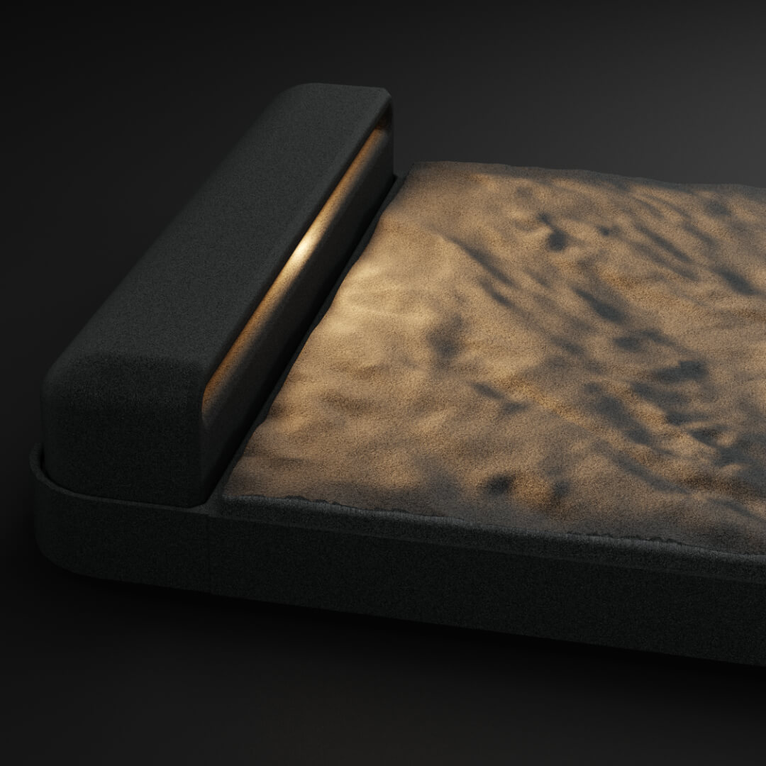 LED Светильник для шаговой плиты STONE Графитовый Серый 330х75х98мм Москва фото