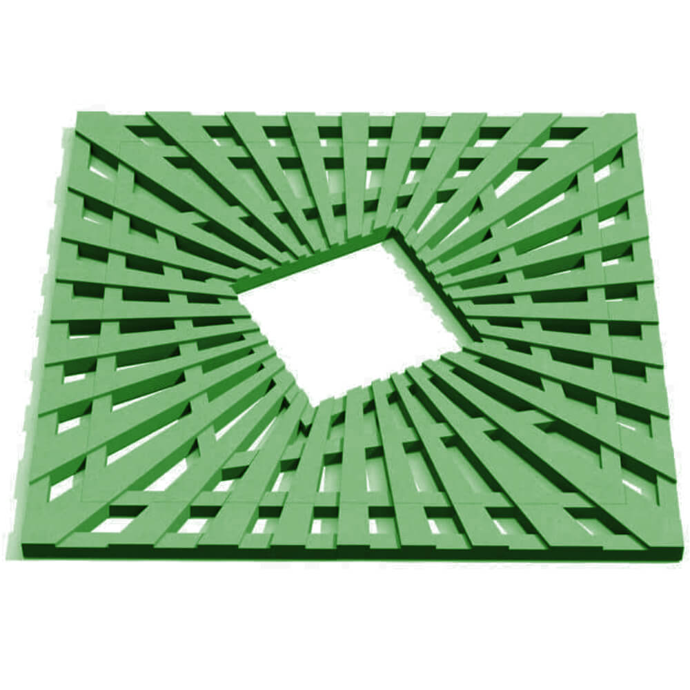 Приствольная решетка для дерева ZKING ATMOSPHERE 1.2х1.2м Зеленая Москва фото