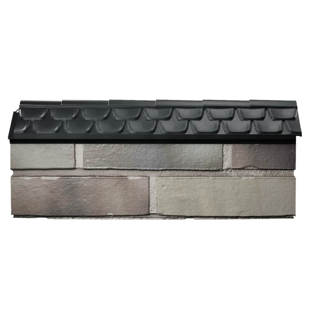 Парапет Zking Эльбрус Черный с посадкой на 0.5 кирпича (130мм) в Москве фото